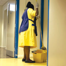Objective assessment of hospital ward cleaning using hygiene surveillance and continuous improvement process tools